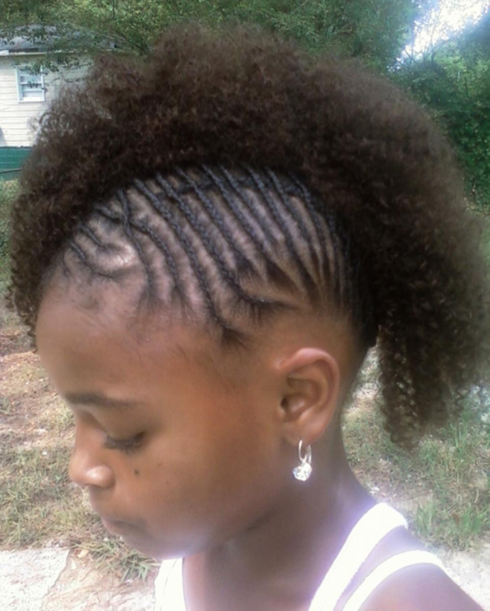 Little Black Girls Mohawk Hairstyles