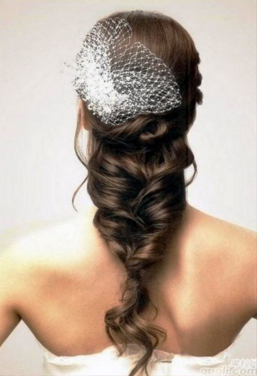 Long Bridal Hairstyles 2013 With Veil