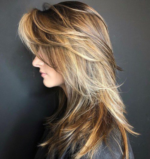 Long Hair with Angled Swoopy Pieces