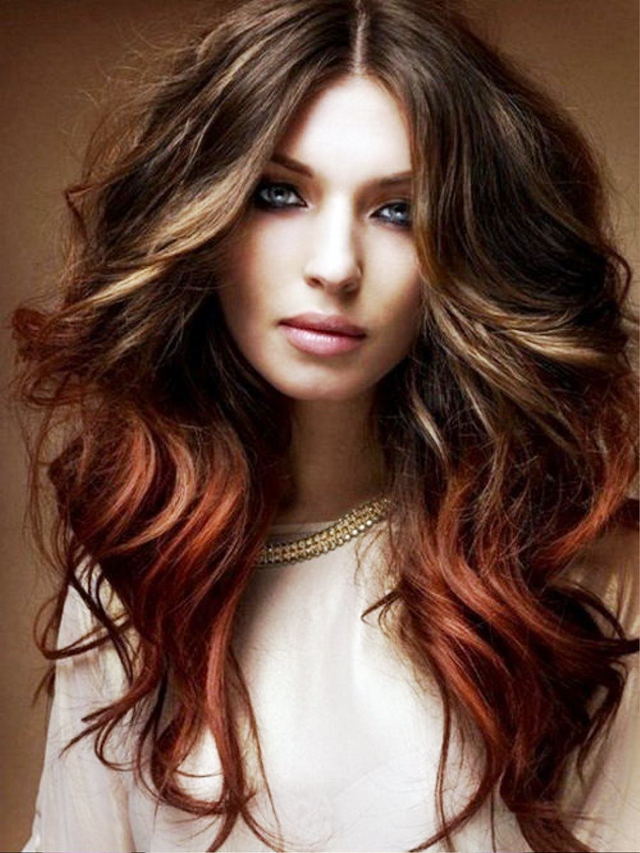 Long Hairstyles Colored For Wavy Hair