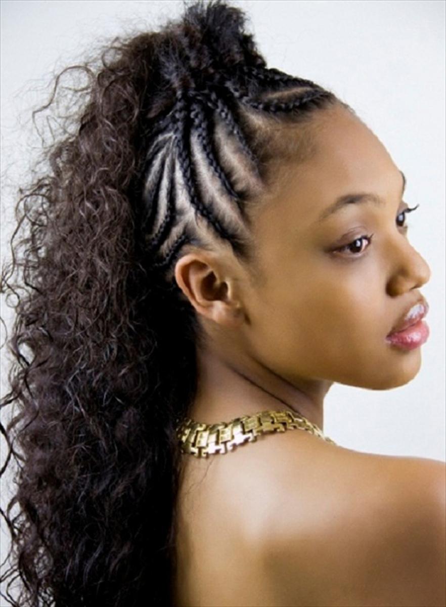 Long Mohawk Hairstyles for Black Women