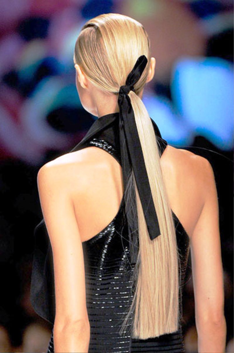 Long Straight Low Ponytail 2013