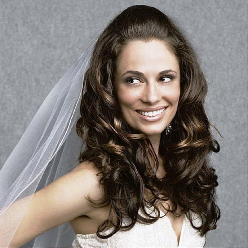 Long Wedding Hairstyles For Curly Hair