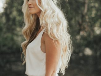 Loose Waves with Flower Crown