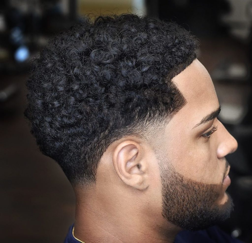 Maintained Afro Top with Tapered Temple
