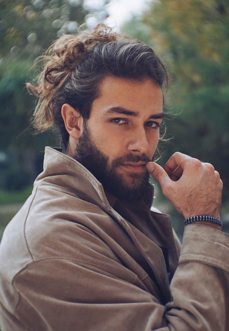 Man Bun and Beard