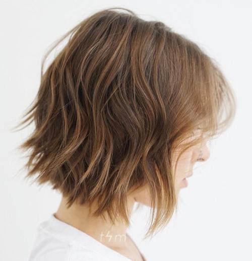 Messy Bob for Thin Hair