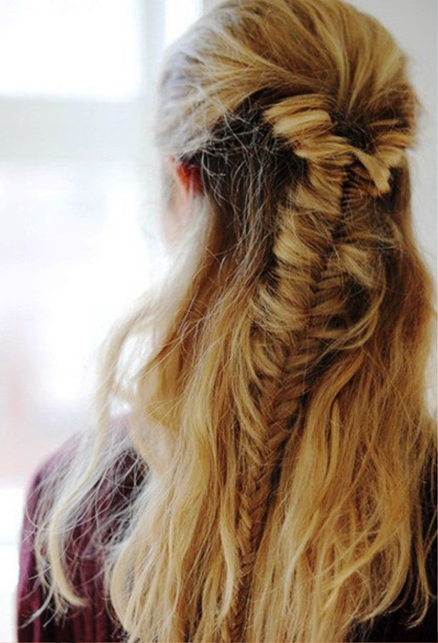 Messy Fishtail Braid