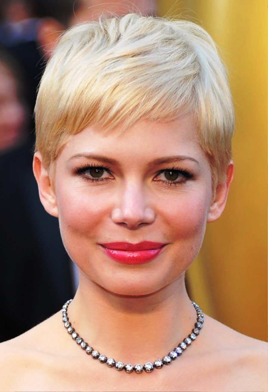 Michelle Williams Sweet Subtly Styled Pixie Cut