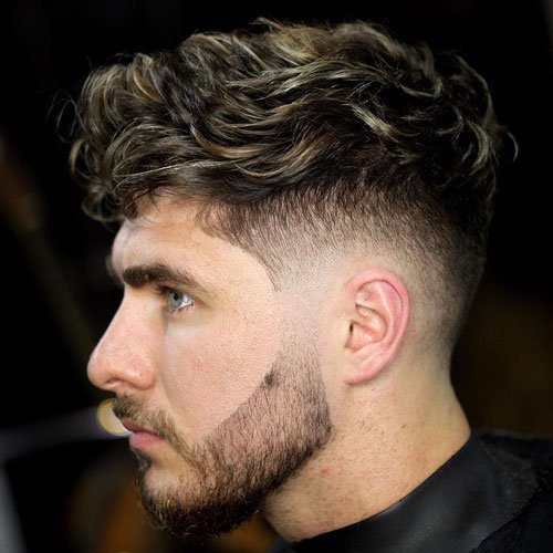Mid Fade and Wavy Top
