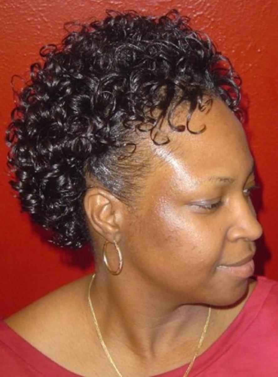 Natural Short Curly Black Hairstyles