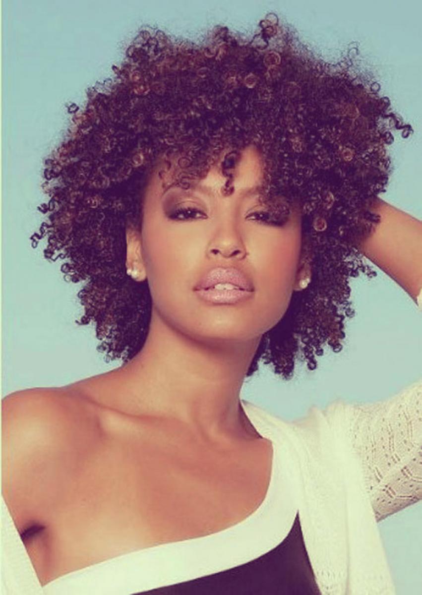 Natural Short Curly Hairstyles For Black Women Hairstyles Ideas