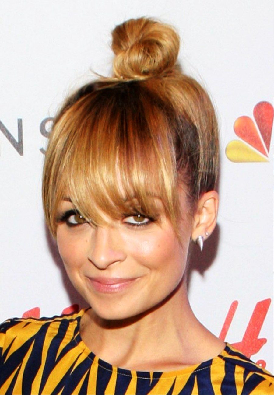 Nicole Richie Cute Knot Hairstyle