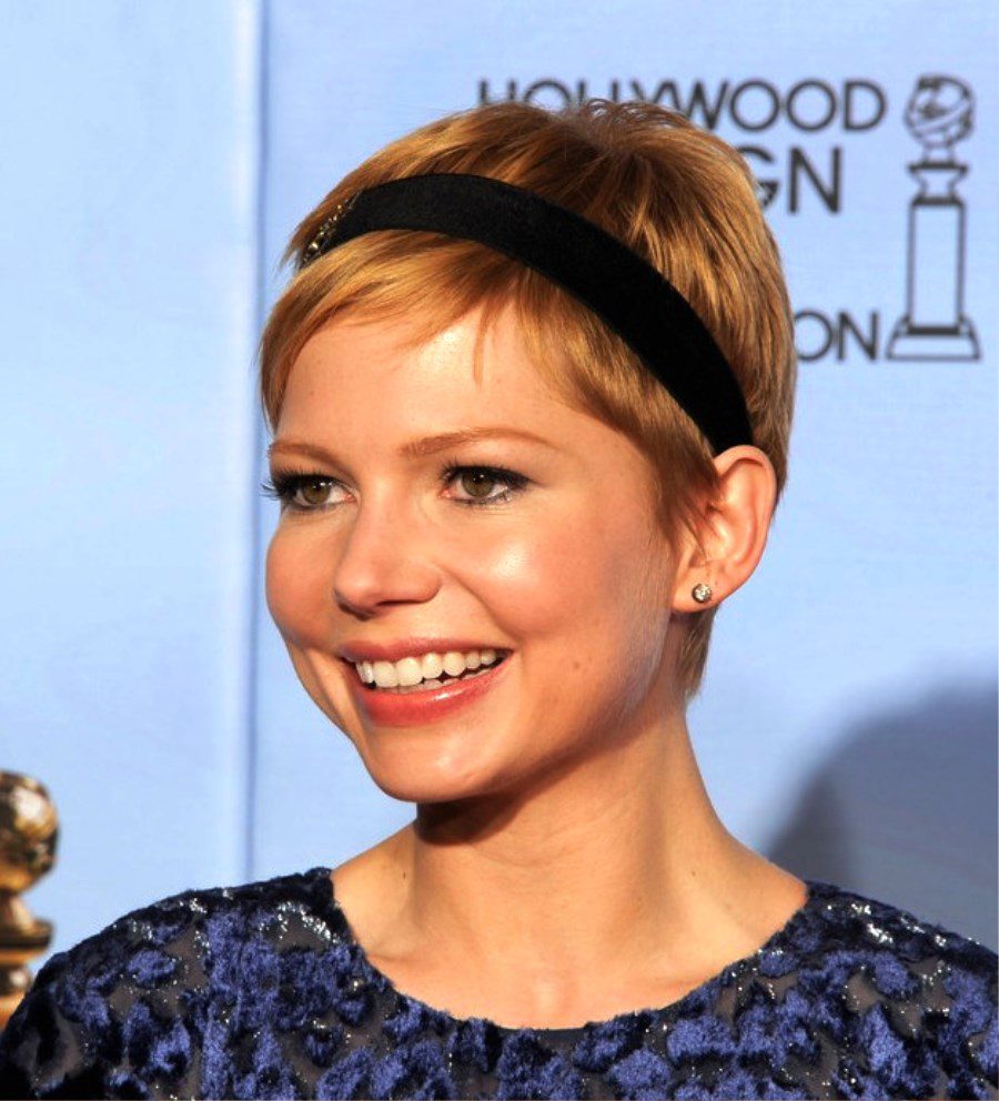 Pixie Haircut With Headband