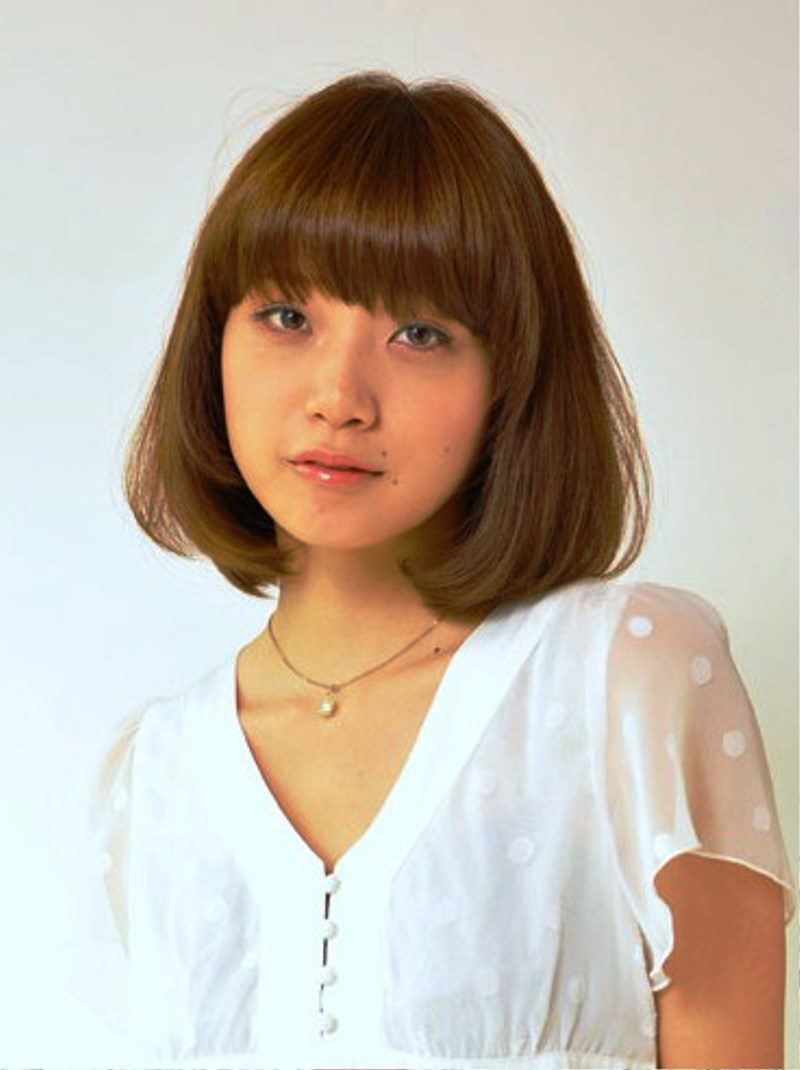Popular Japanese Hairstyle With Bangs