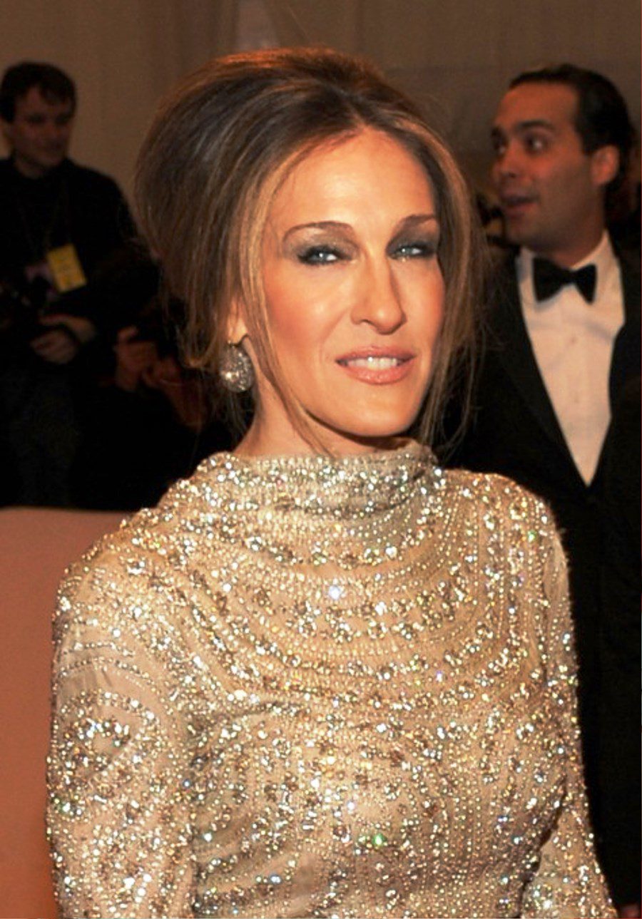 Sarah Jessica Parker French Twist Updo For Women Over 50