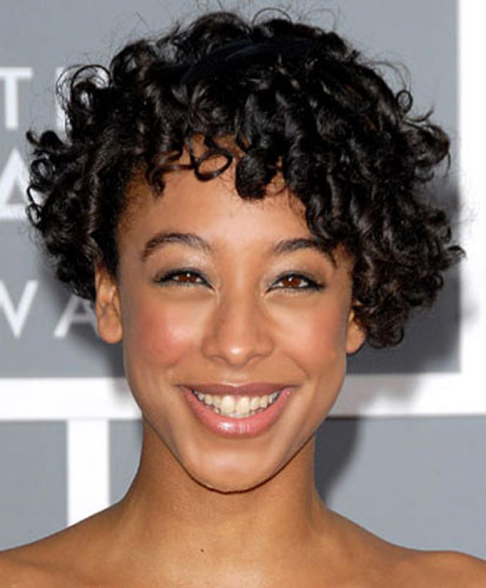 Short Curly Natural Black Hairstyles