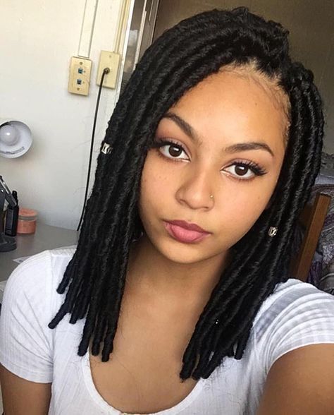 Short Faux Locs