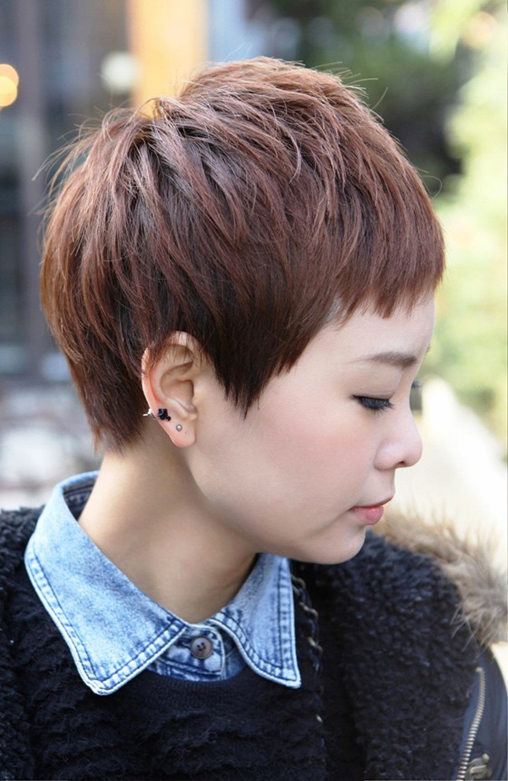 Short Layered Boyish Haircut For Women