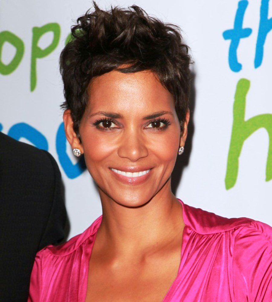 Short Messy Haircut From Halle Berry