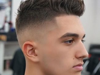 Short Spiky Hair with Mid Fade