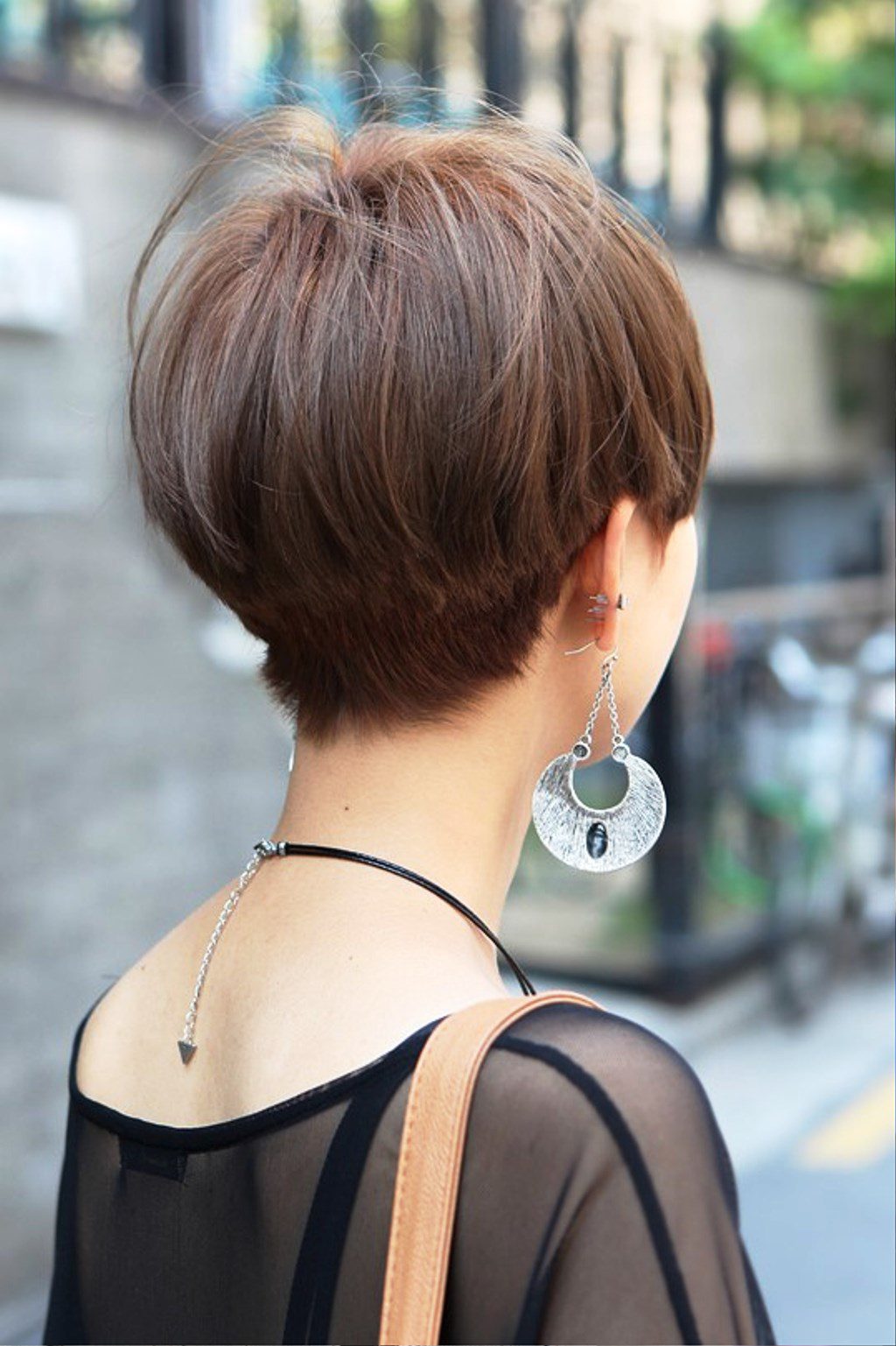 Short Straight Haircut For Asian Women