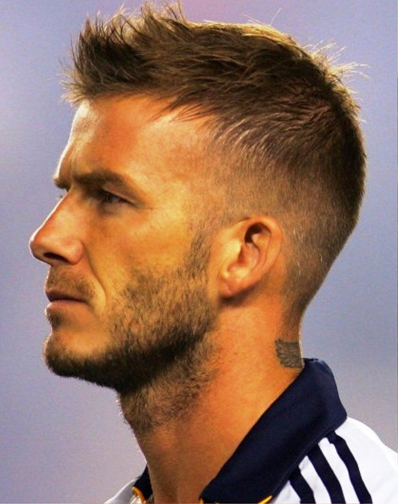 Side View Of David Beckham Hairstyles