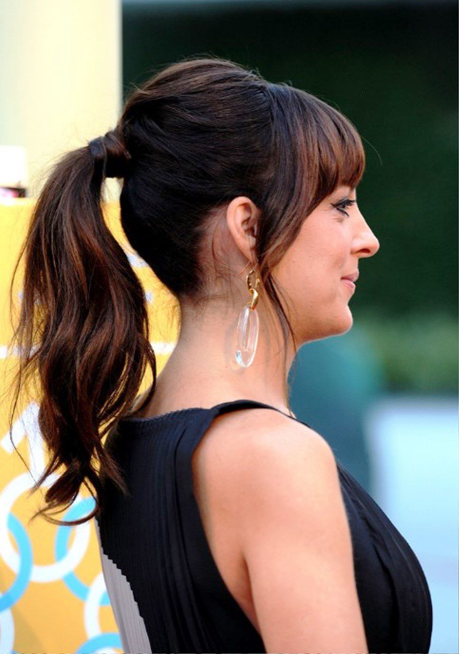 Side View Of Loose Ponytail