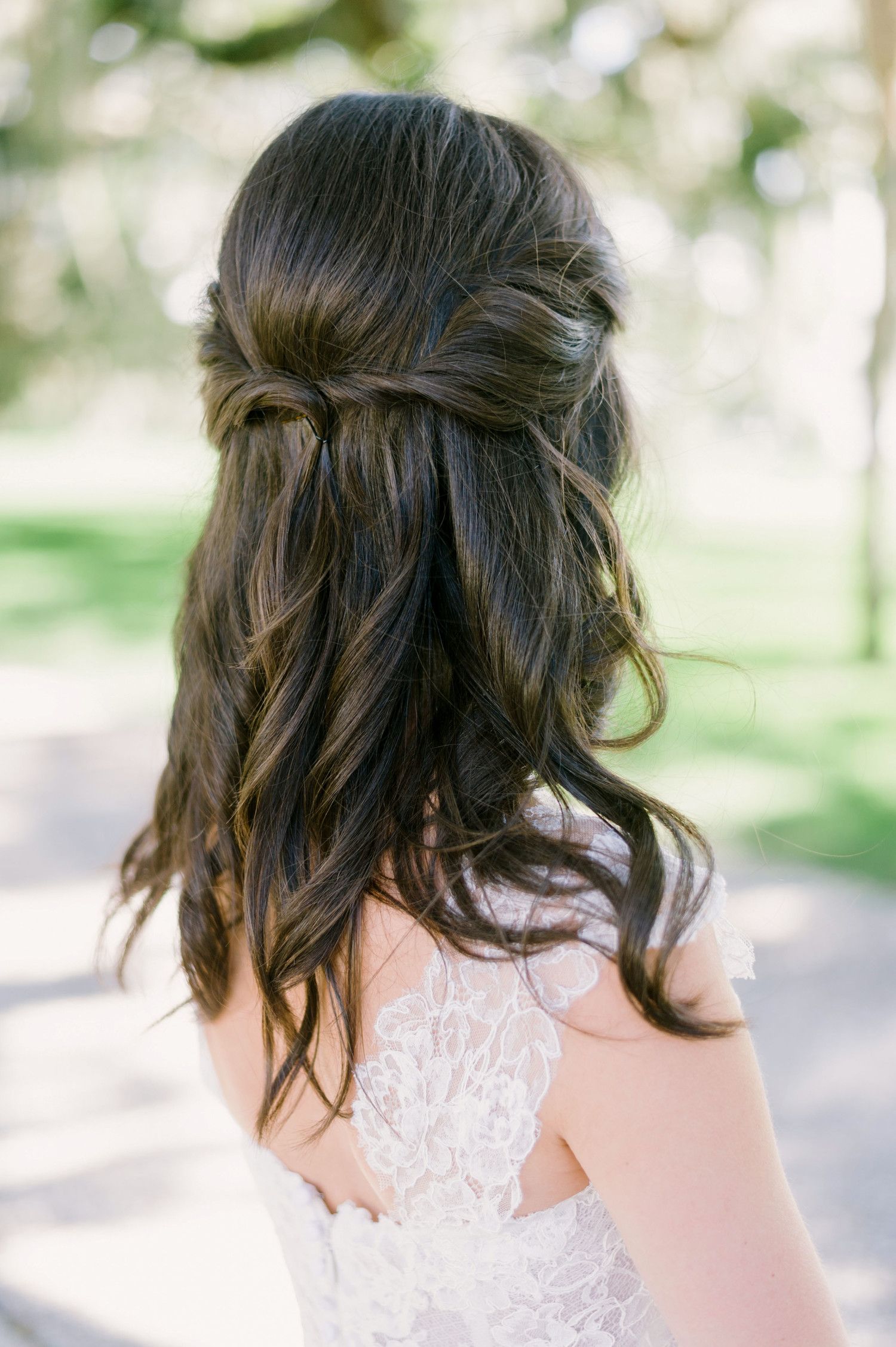 Simple Half Updo