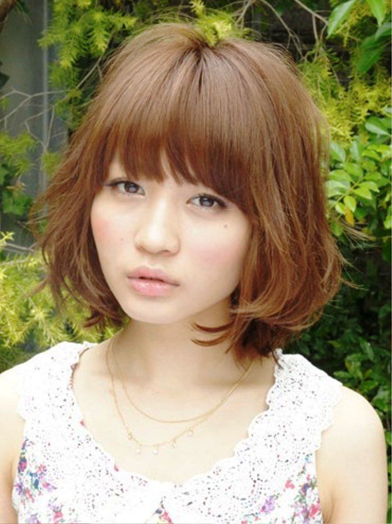 Soft Curly Japanese Hairstyles