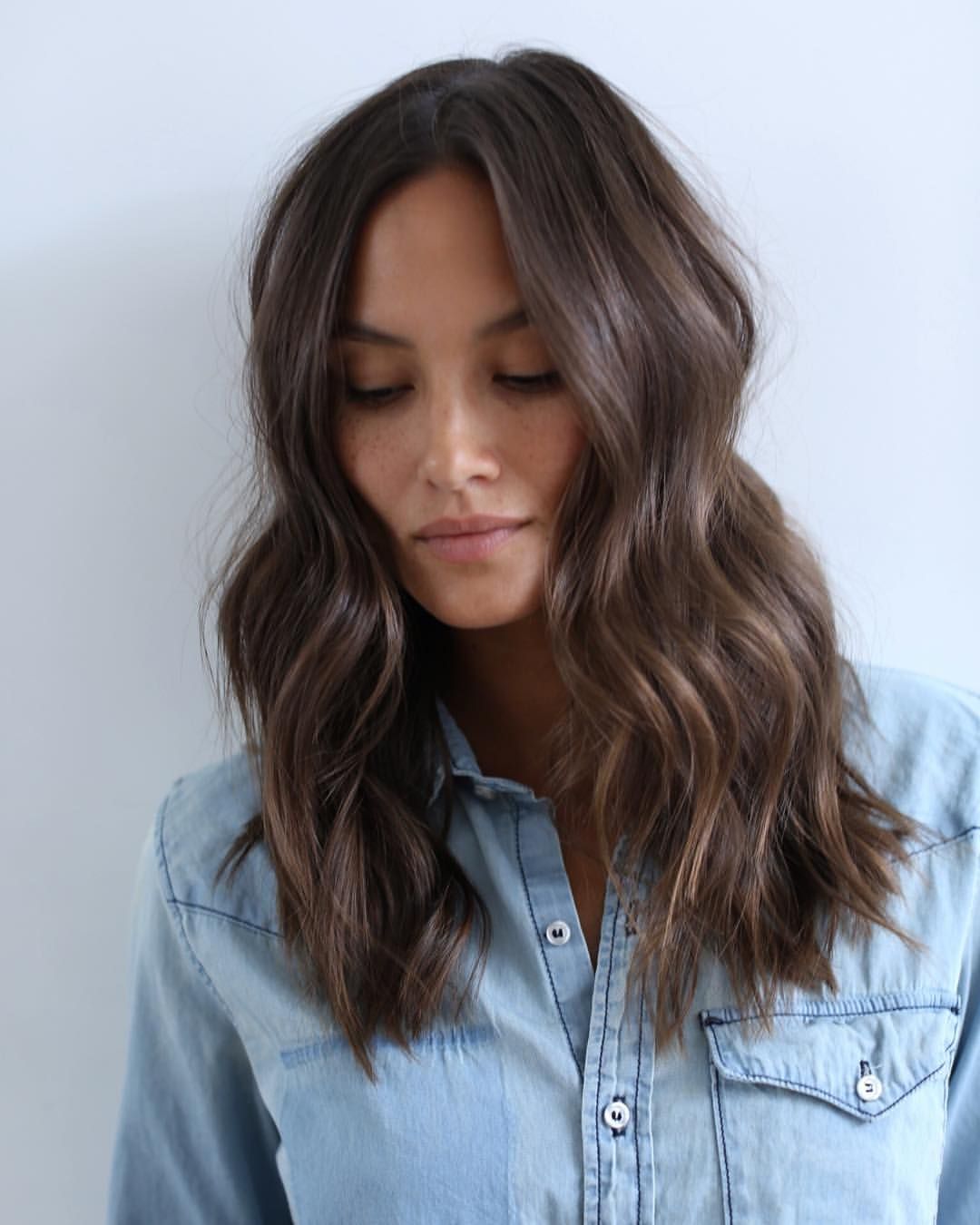 Soft Waves on Medium Length Hair