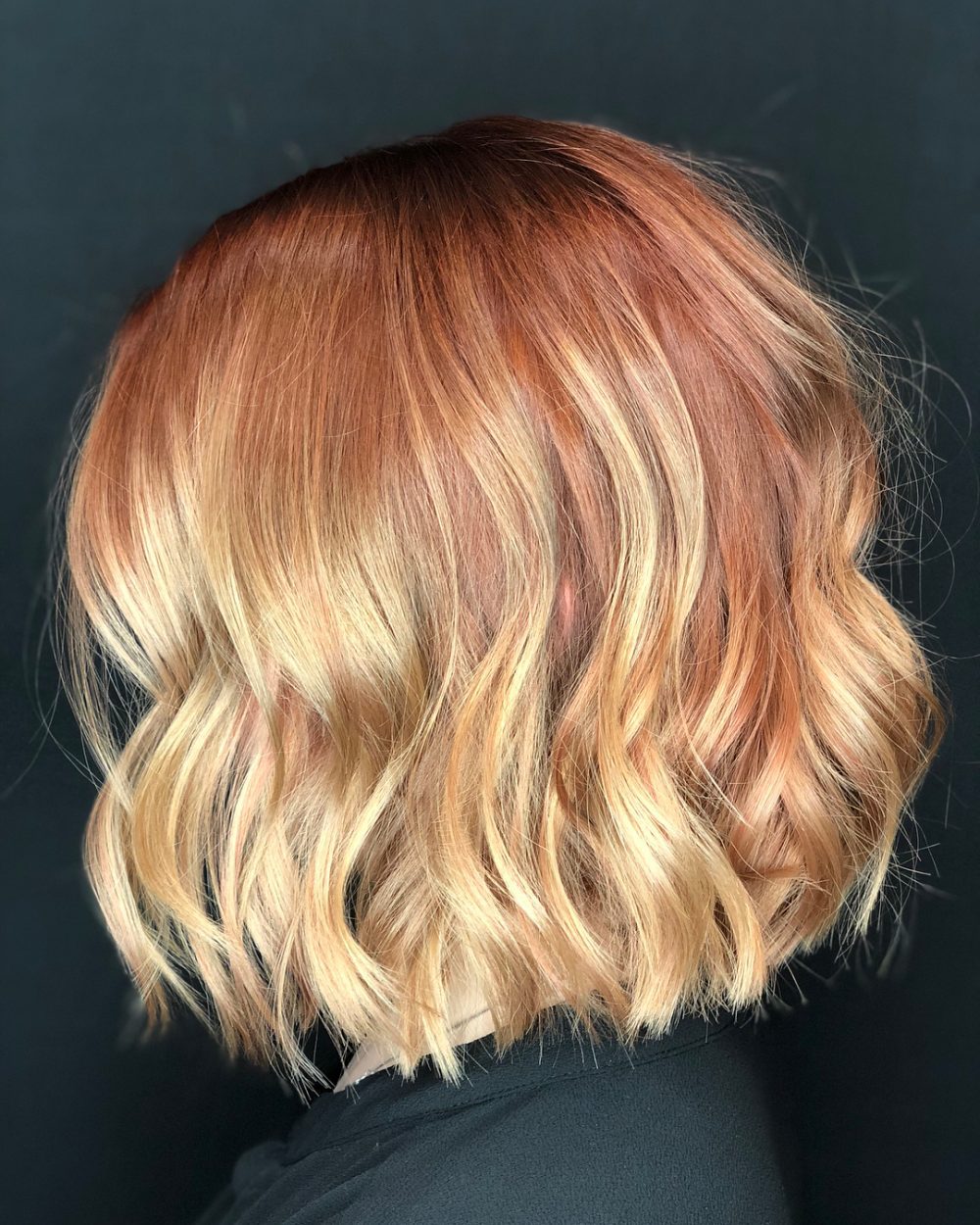 Strawberry Blonde Bob