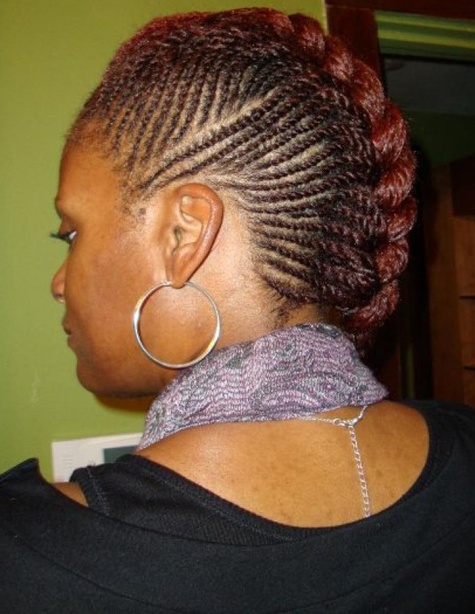 Twist Mohawk Hairstyles for Black Women