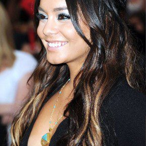 Vanessa Hudgens Sexy Long Ombre Hair