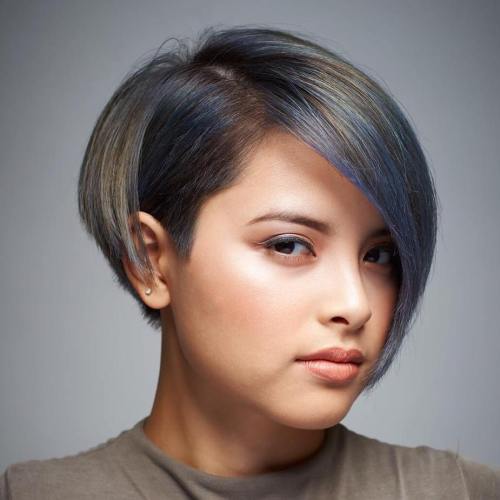 Very Short Bob with Tempe Undercut