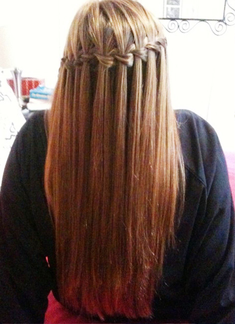 Waterfall Braid For Long Hair