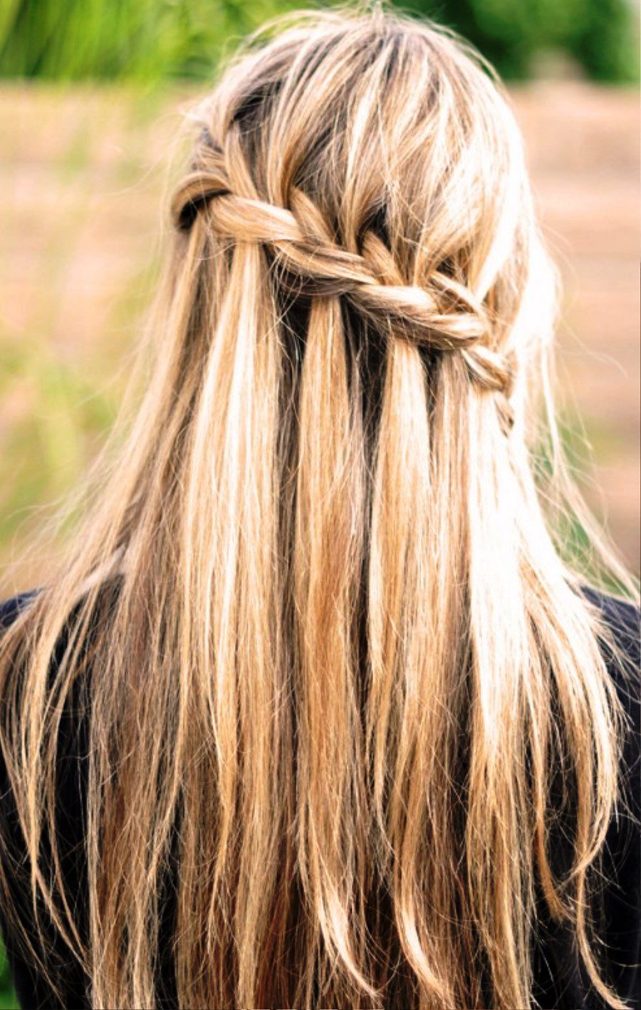 Waterfall Braid Hairstyles Ideas Waterfall Braid