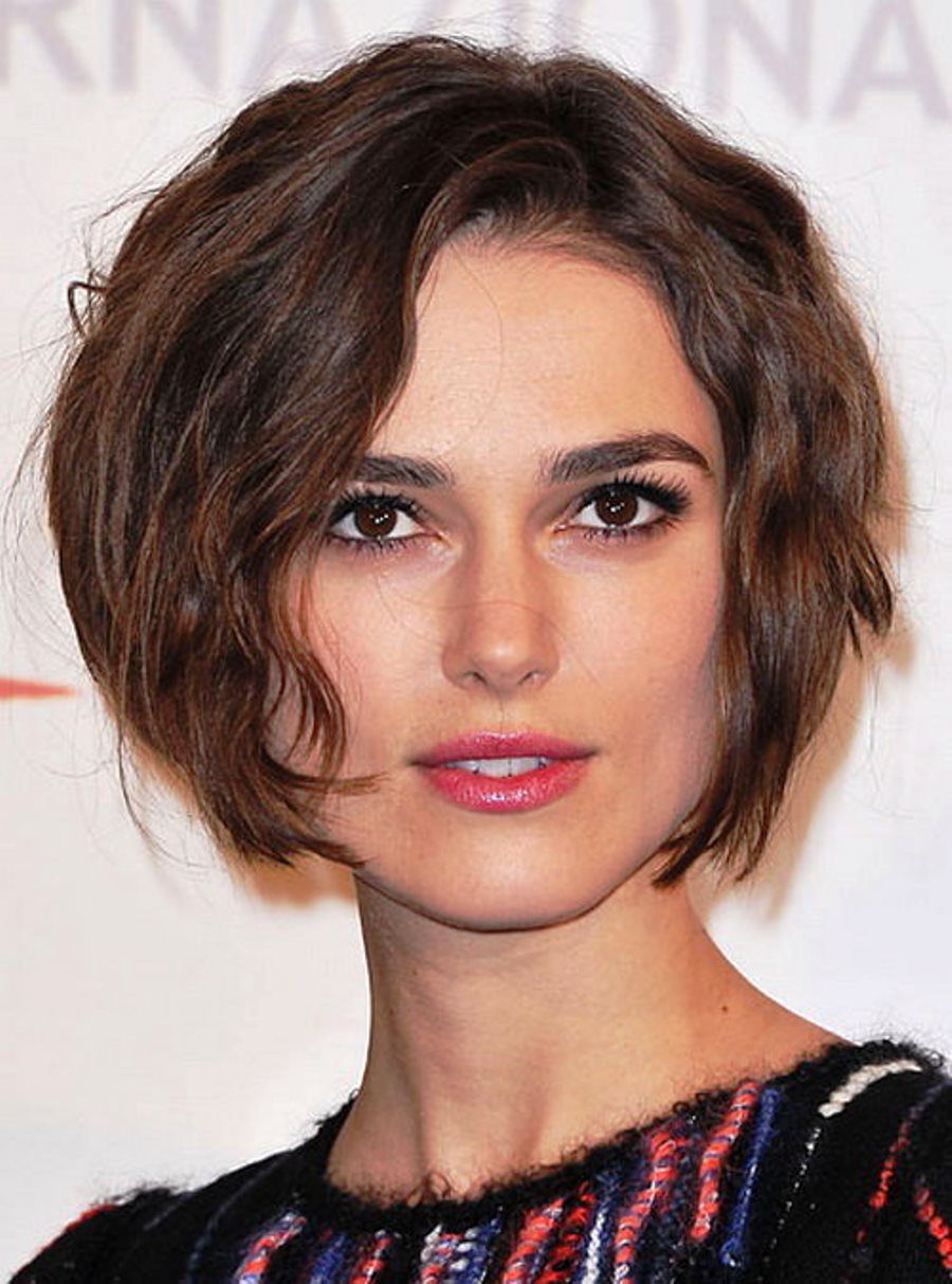 Wavy Short Hairstyles With Square Face