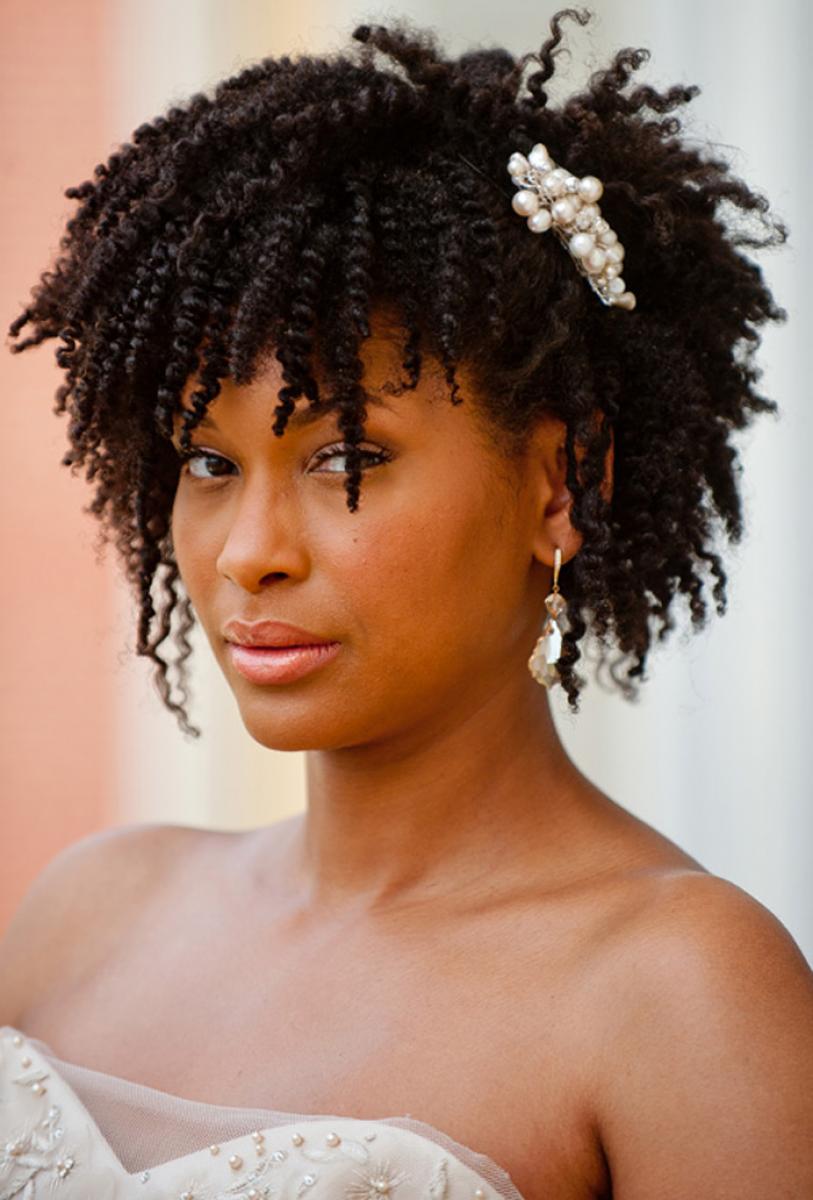 Weddings Hairstyles For Natural Black Hair