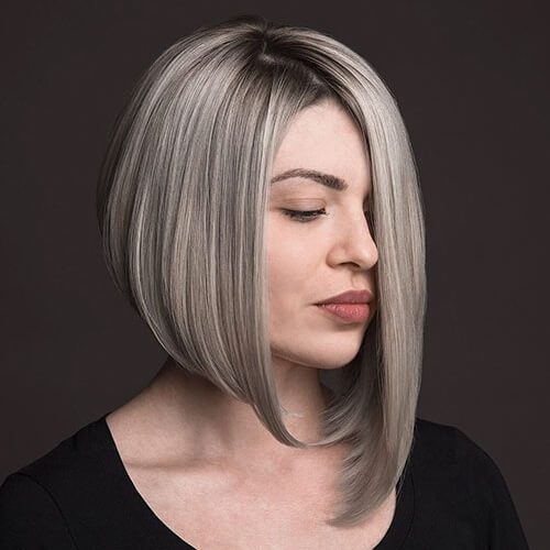 asymmetrical bob hairstyles 2