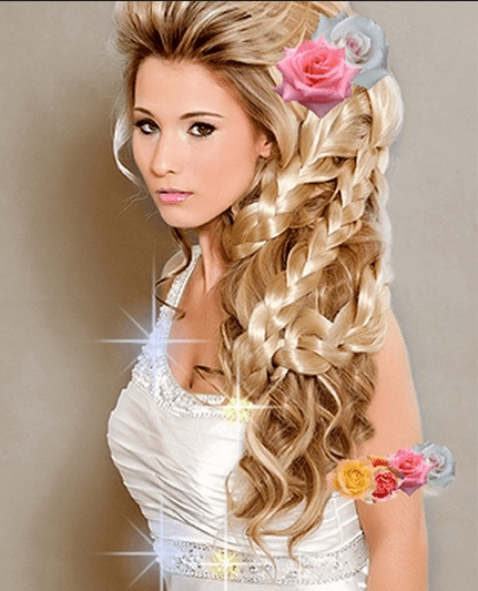 Big hair wedding hairstyle