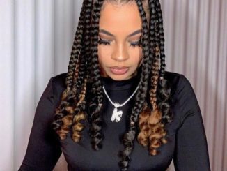 black braided hairstyles 2021