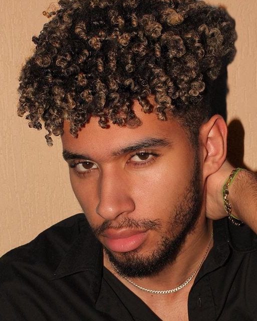 black curly hairstyles men