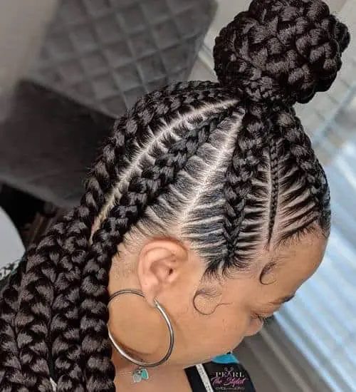 black hair easy braided hairstyles