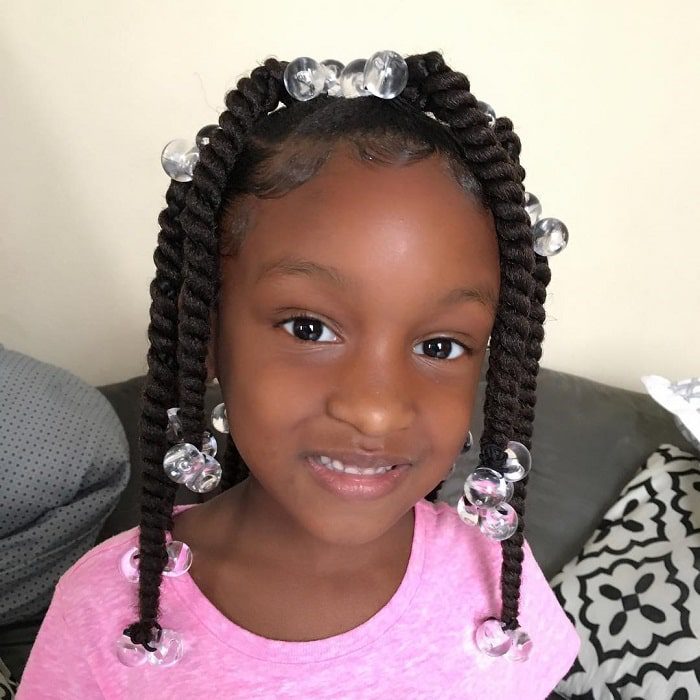 black hairstyles for little girls