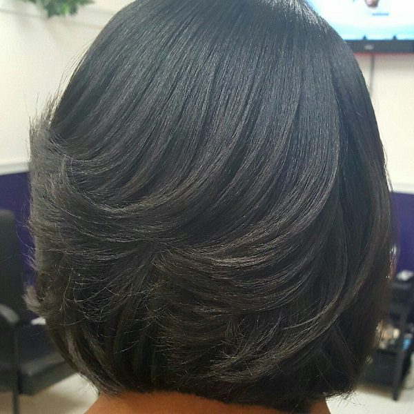 black layered bob hairstyles 2