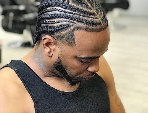 black men braided hairstyles