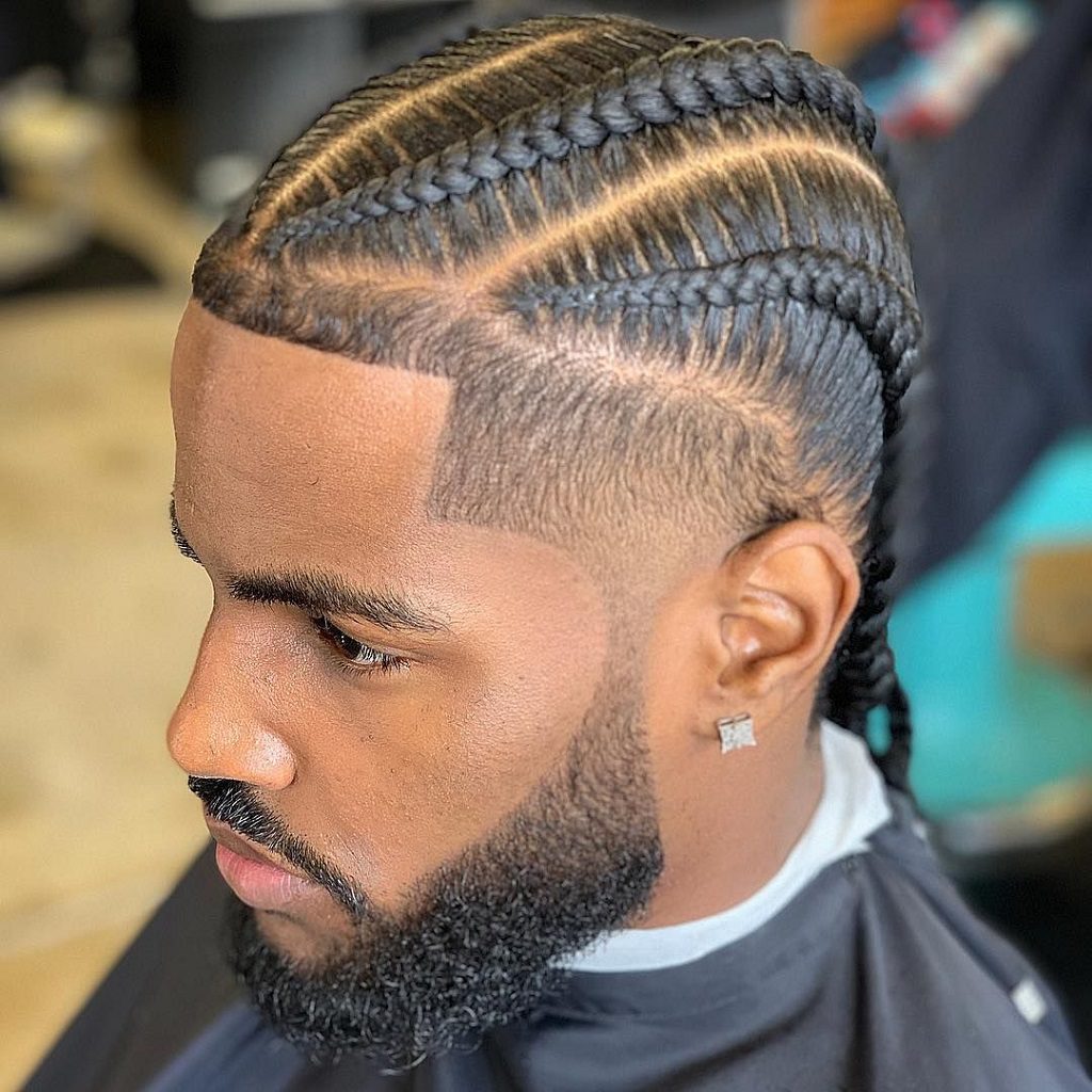 black mens braided hairstyles