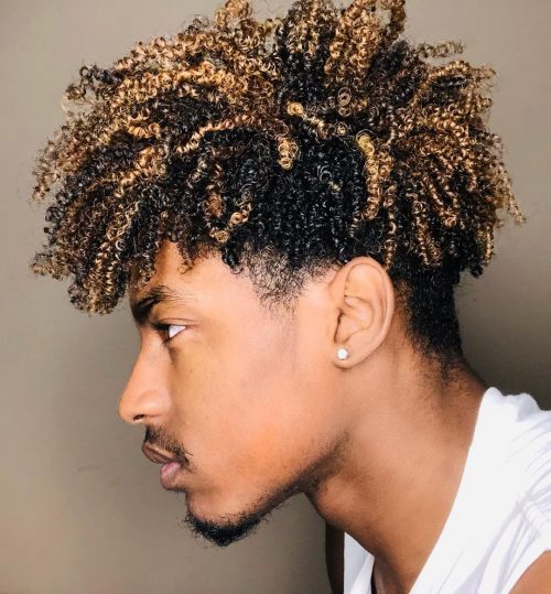 black mens curly hairstyles