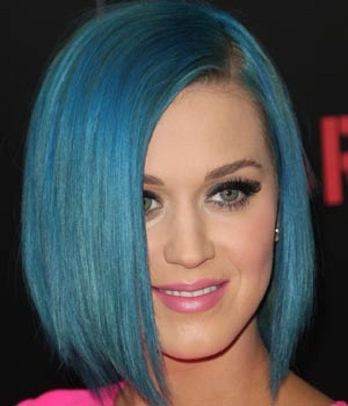blue bob hairstyles 2
